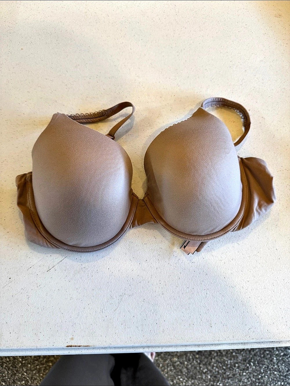 Victoria's Secret Lined Perfect Coverage Bra Nude 34DD